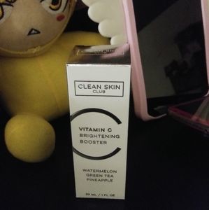 Clean Skin Club Vitamin C brightening booster.